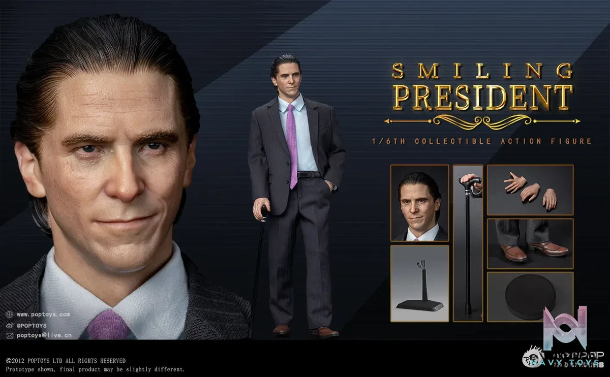 POPTOYS Studio – 1/6 Smiling President Action Figure EX058 (Licensed)