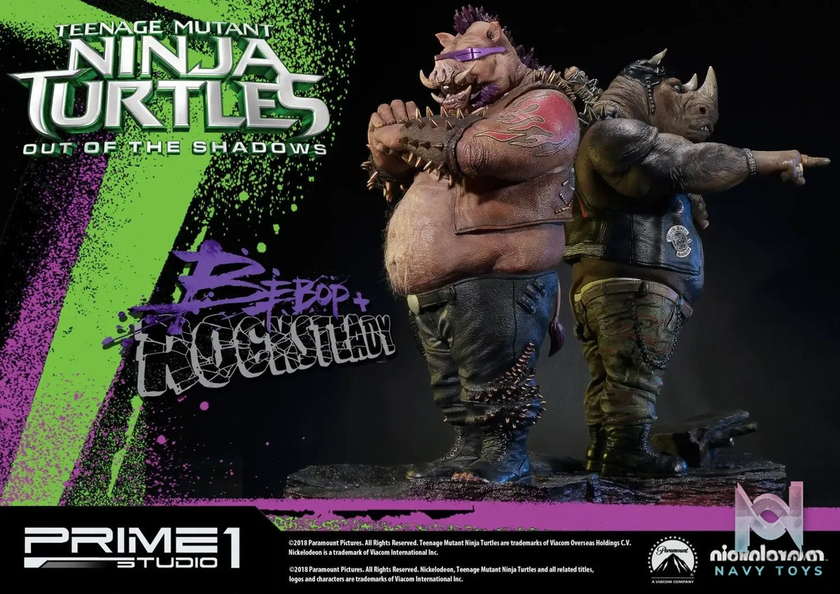 Prime 1 Studio – Premium Masterline Teenage Mutant Ninja Turtles: Out of the Shadows (Film) Bebop & Rocksteady EX Set PMTMNT-EX01 (Licensed)