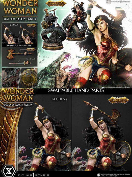 Wonder Woman Versus Hydra - Wonder Woman - Prime 1 Studio (MMDC - 48EXS) resin statue Prime 1 Studio anime figure