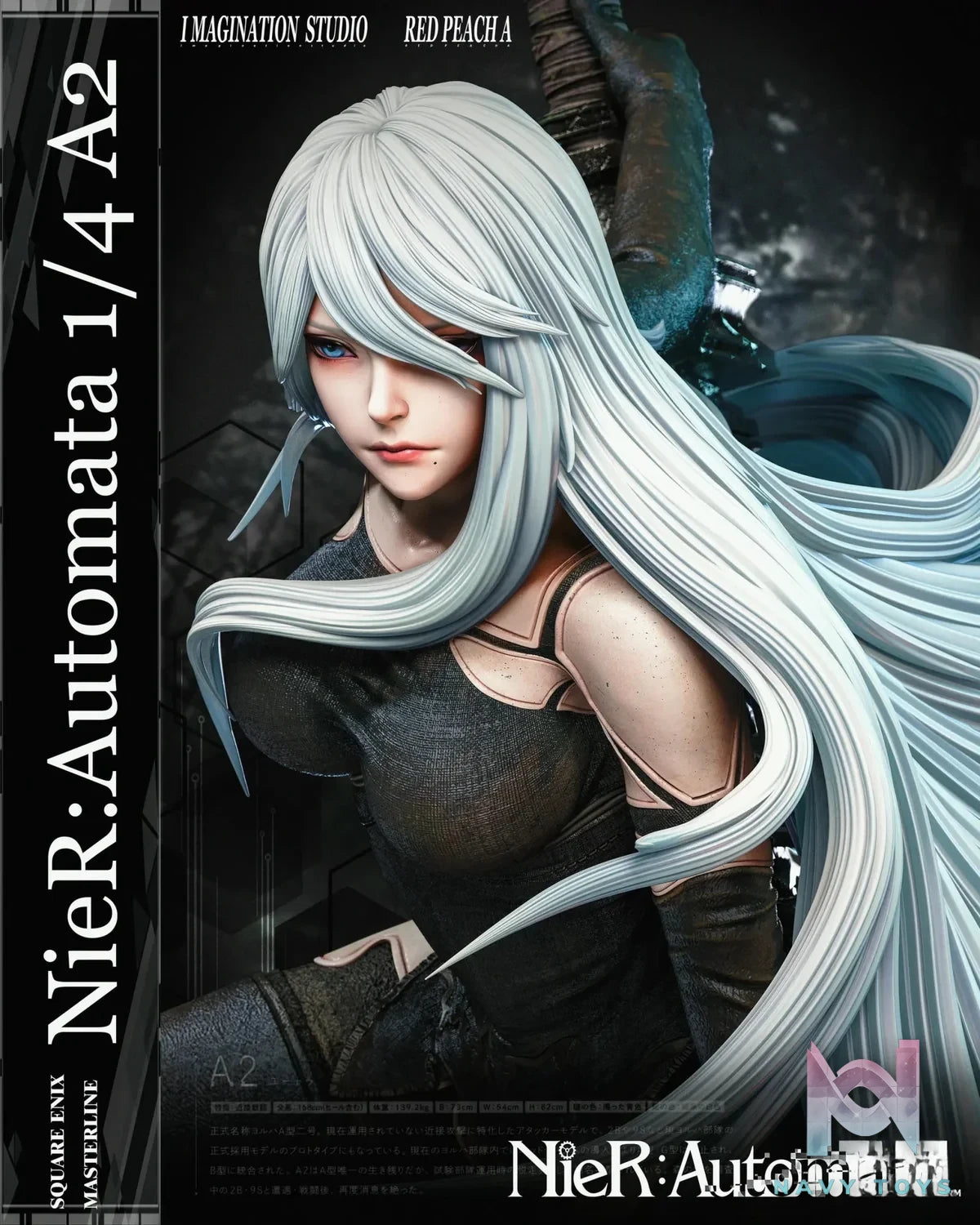 Imagination Studio & Red Peach A Studio - NieR:Automata A2 resin statue Navy Toys anime figure