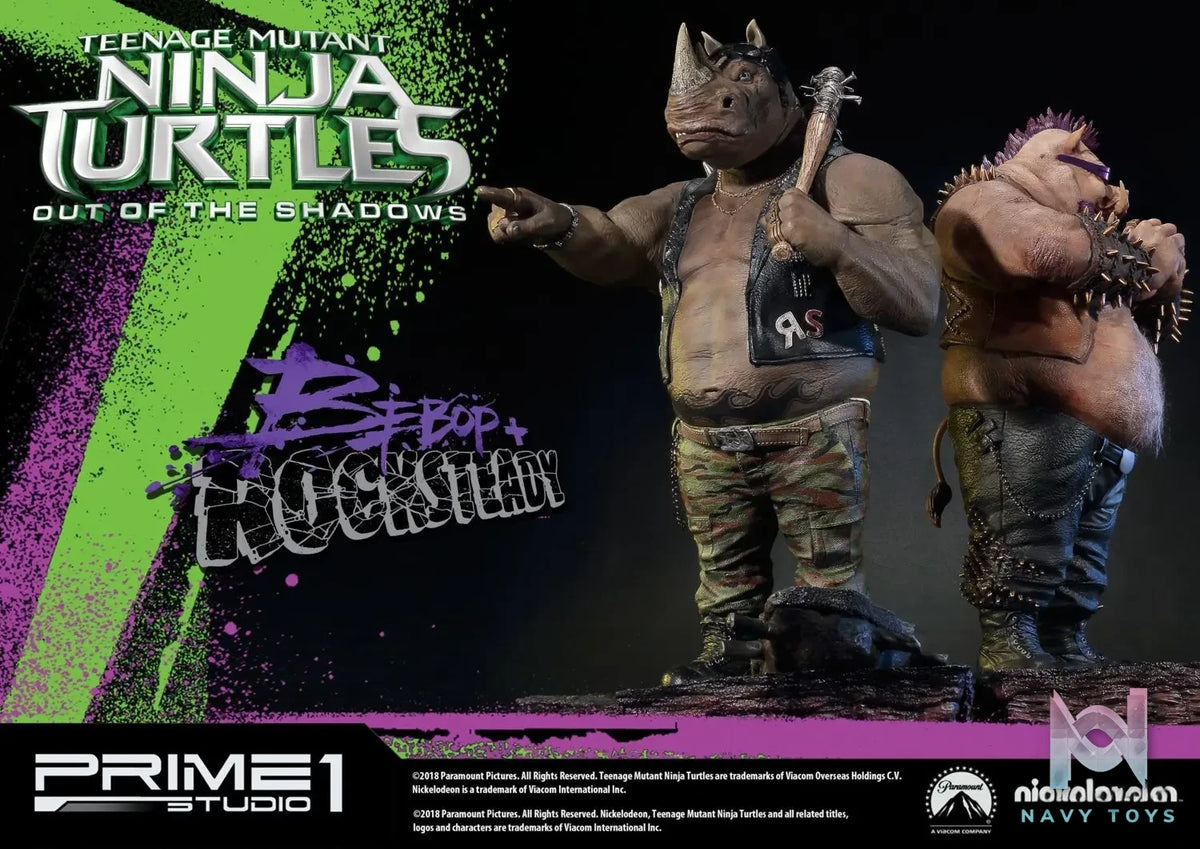 Prime 1 Studio – Premium Masterline Teenage Mutant Ninja Turtles: Out of the Shadows (Film) Bebop & Rocksteady EX Set PMTMNT-EX01 (Licensed)
