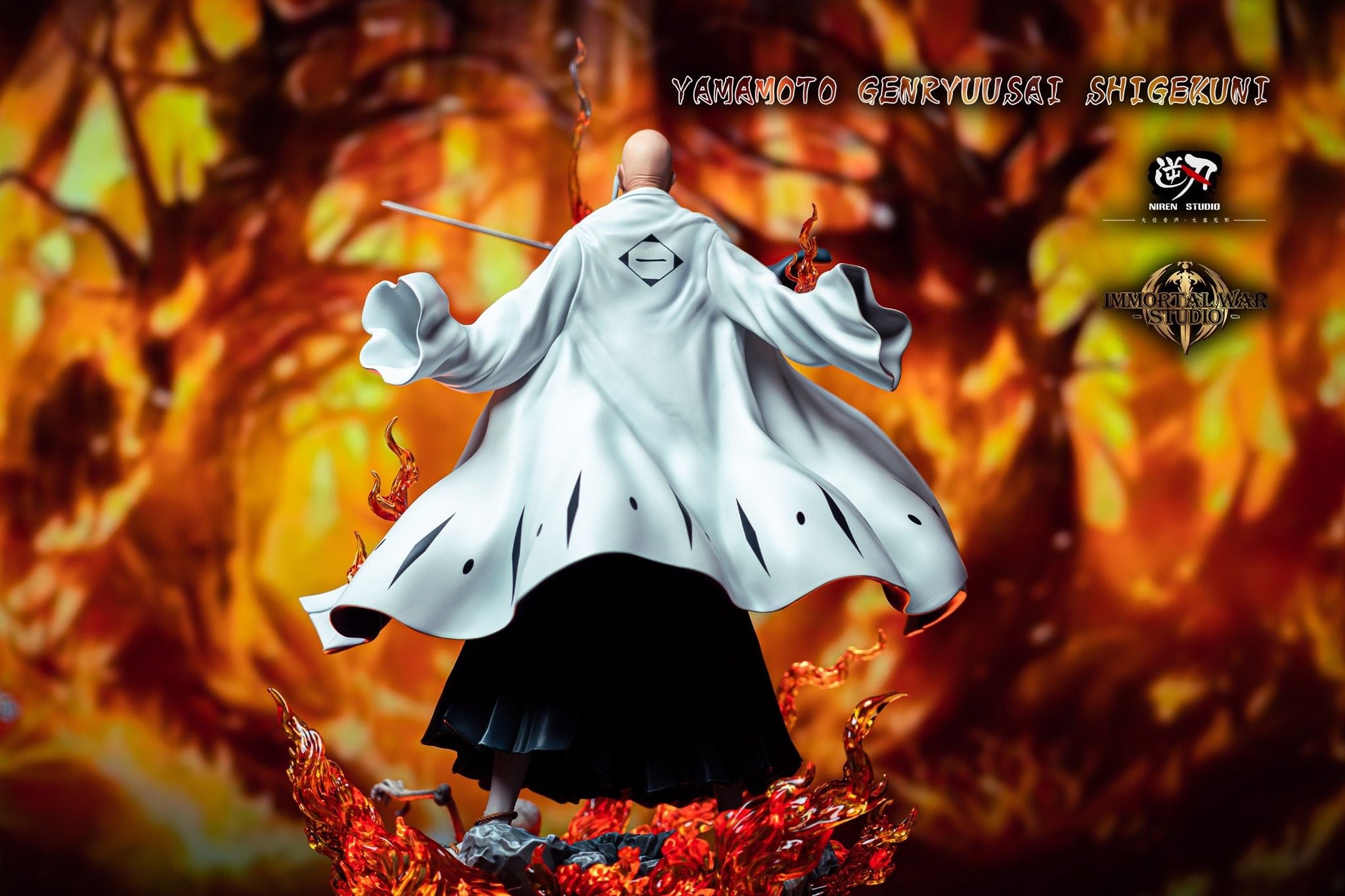 Yamamoto Genryusai Shigekuni - Bleach - I.W x Niren Studio resin statue IW Studio x Nien Studio anime figure