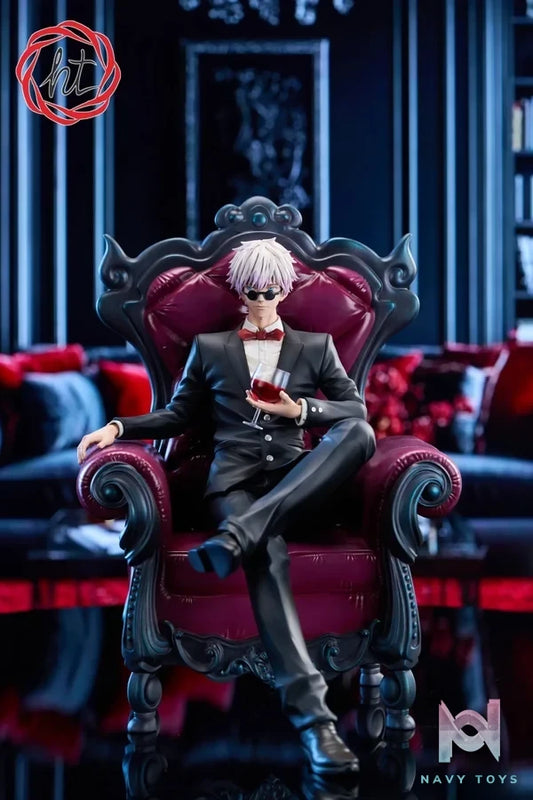 Ht Studio - Jujutsu Kaisen Sofa Series 2 Suit Satoru Gojo resin statue Navy Toys anime figure