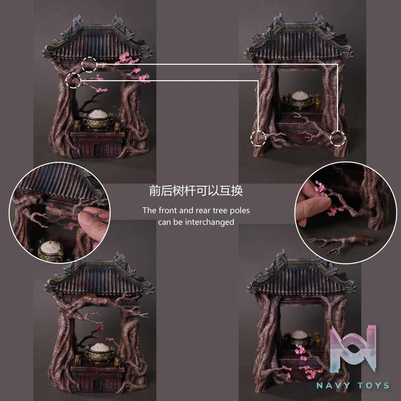 JacksDo Studio – Original Earth temple model scene accessories