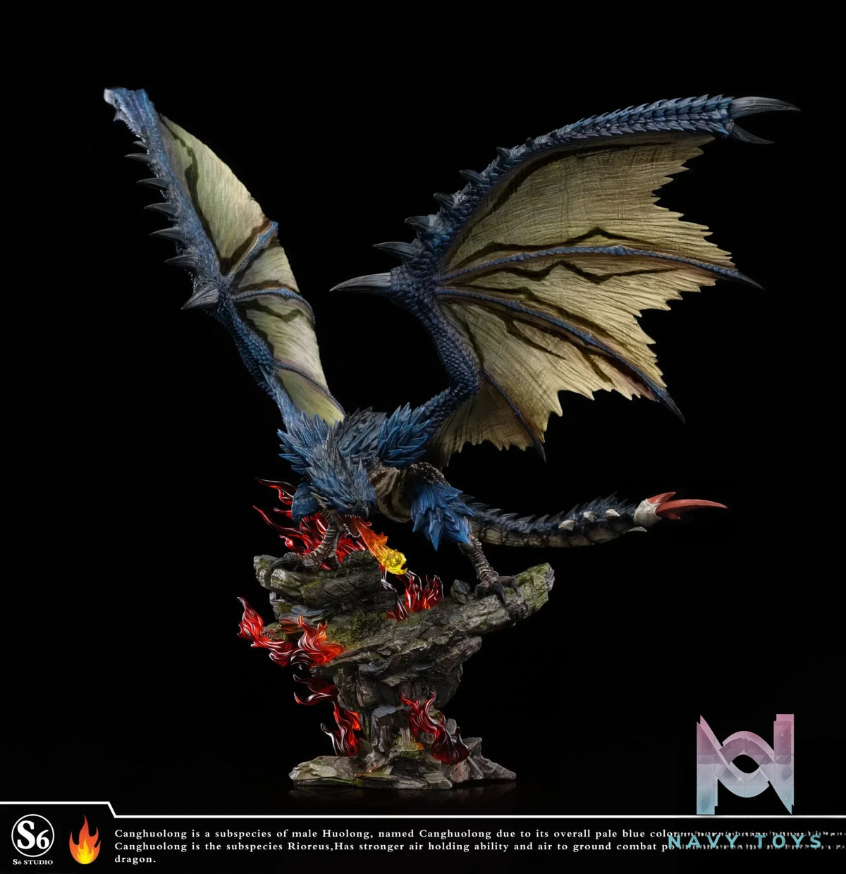 S6 Studio – Monster Hunter Series Silver Rathalos & Azure Rathalos