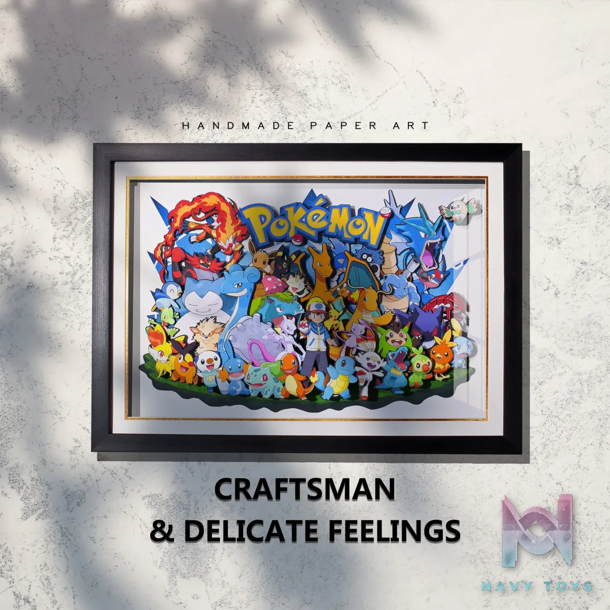 Yu Zhi Jiang Studio – Pokémon Multiple Characters Series #3 3D Decorative Painting Pokémon