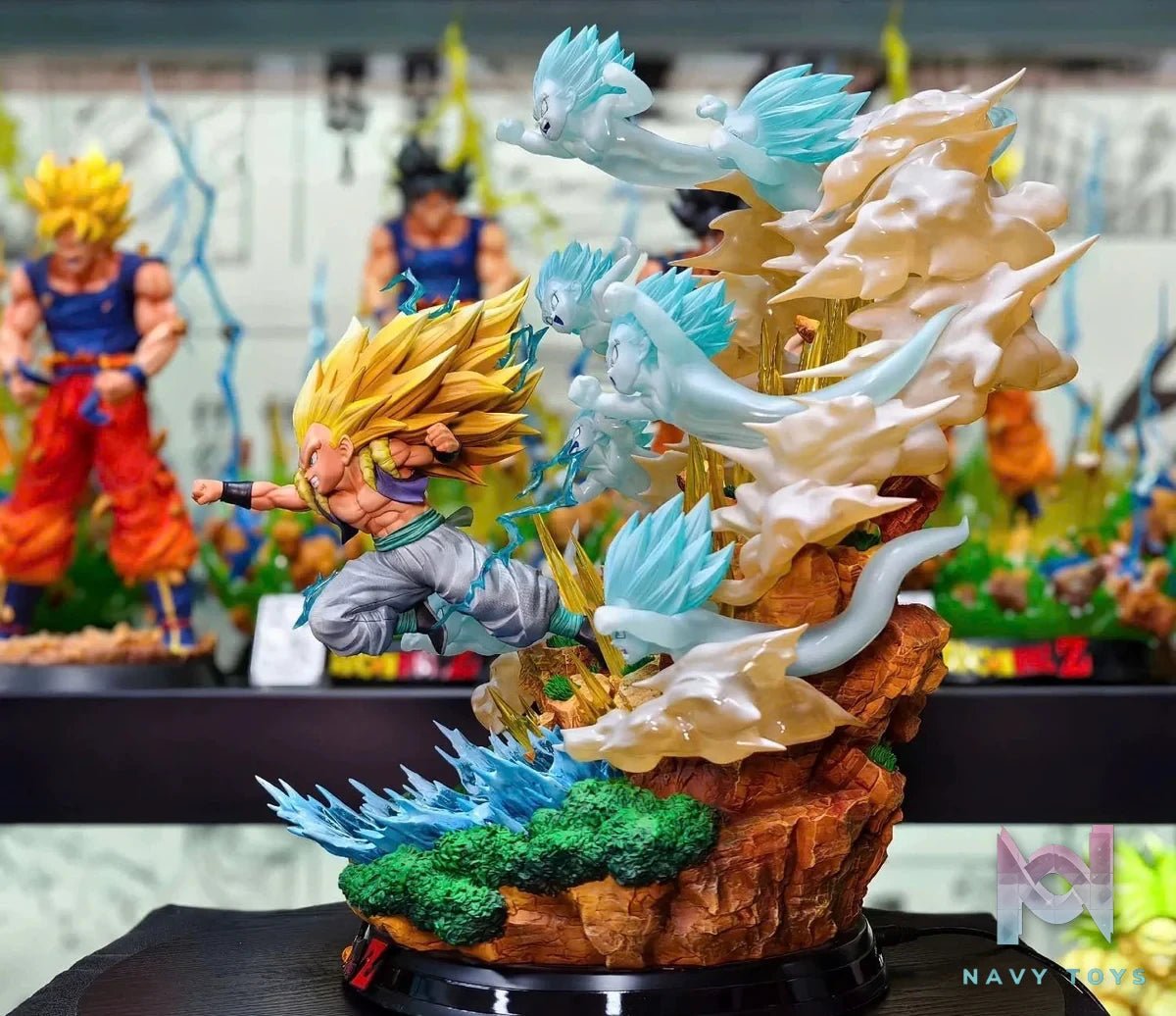 Gotenks Super Saiyan 3 Resin Recast Statue - Dragon Ball - 49 Studio resin statue Recast anime figure