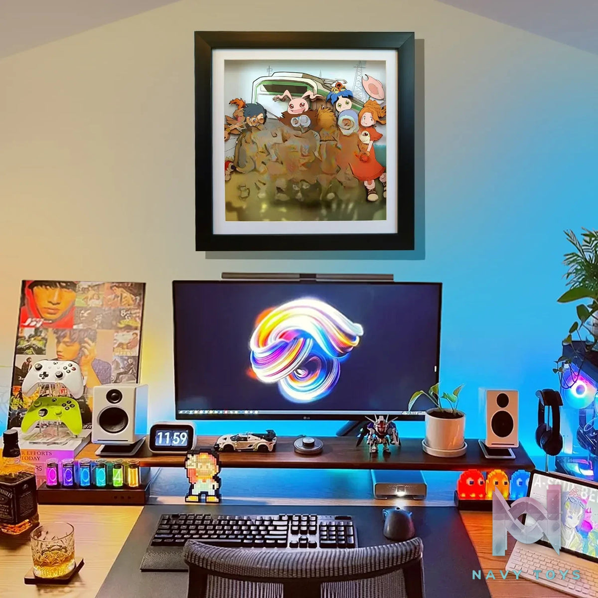KALA HOME Studio – Digimon Multiple Characters #02 3D Decorative Painting Digimon