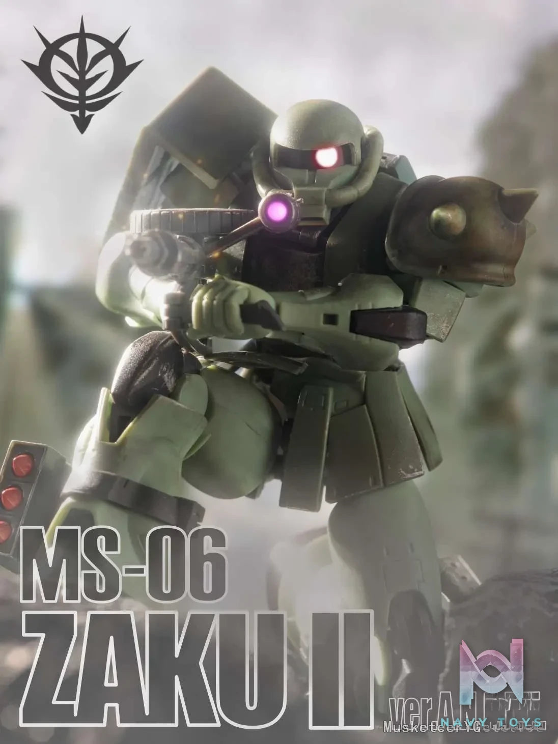 BANDAI – ROBOT Spirits SIDE MS MS-06 Mass Production Zaku ver. A.N.I.M.E. (Licensed)