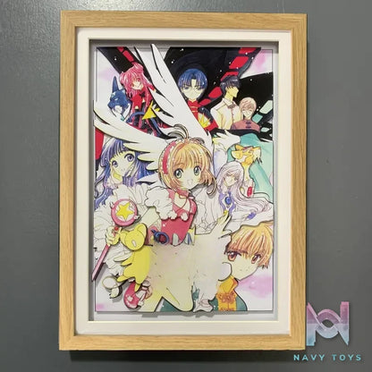 KALA HOME Studio – Cardcaptor Sakura Multiple Characters #01 3D Decorative Painting Cardcaptor Sakura