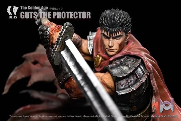 Guts - Berserk 2 Golden Age Chapter Guardian - BIHS Studio resin statue Navy Toys anime figure