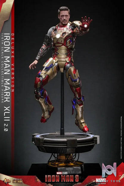 Hottoys Studio – Marvel Iron Man3 Iron Man Mark42 (2.0) MMS758D65 (Licensed)