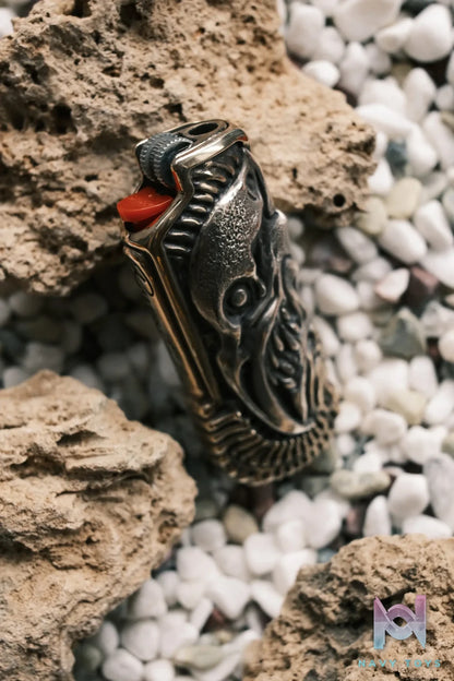 Raven Studio (silver jewelry) – Misty Fire Handmade Silver BIC J5 Lighter Case Original