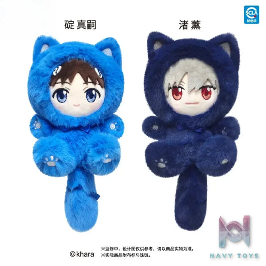 TAPIOCA – Neon Genesis Evangelion TAPI Bow Cat Plush Shinji Ikari X Kaworu Nagisa (Licensed)