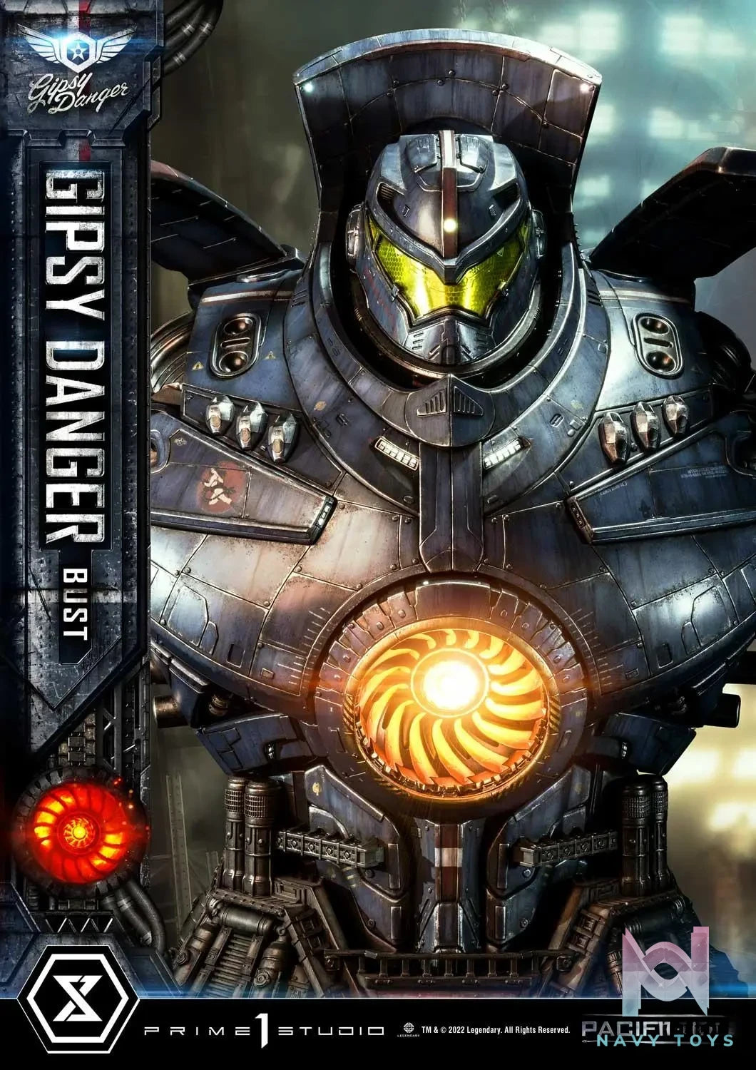 Prime 1 Studio – Life Size Bust Pacific Rim Gipsy Danger LSPACRIM-01 LSPACRIM-01DX (Licensed)