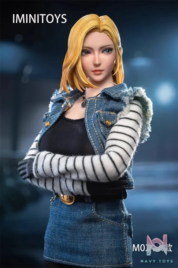 Iminitoys – Dragon Ball M024 1/6 Android 18 clothing accessories package