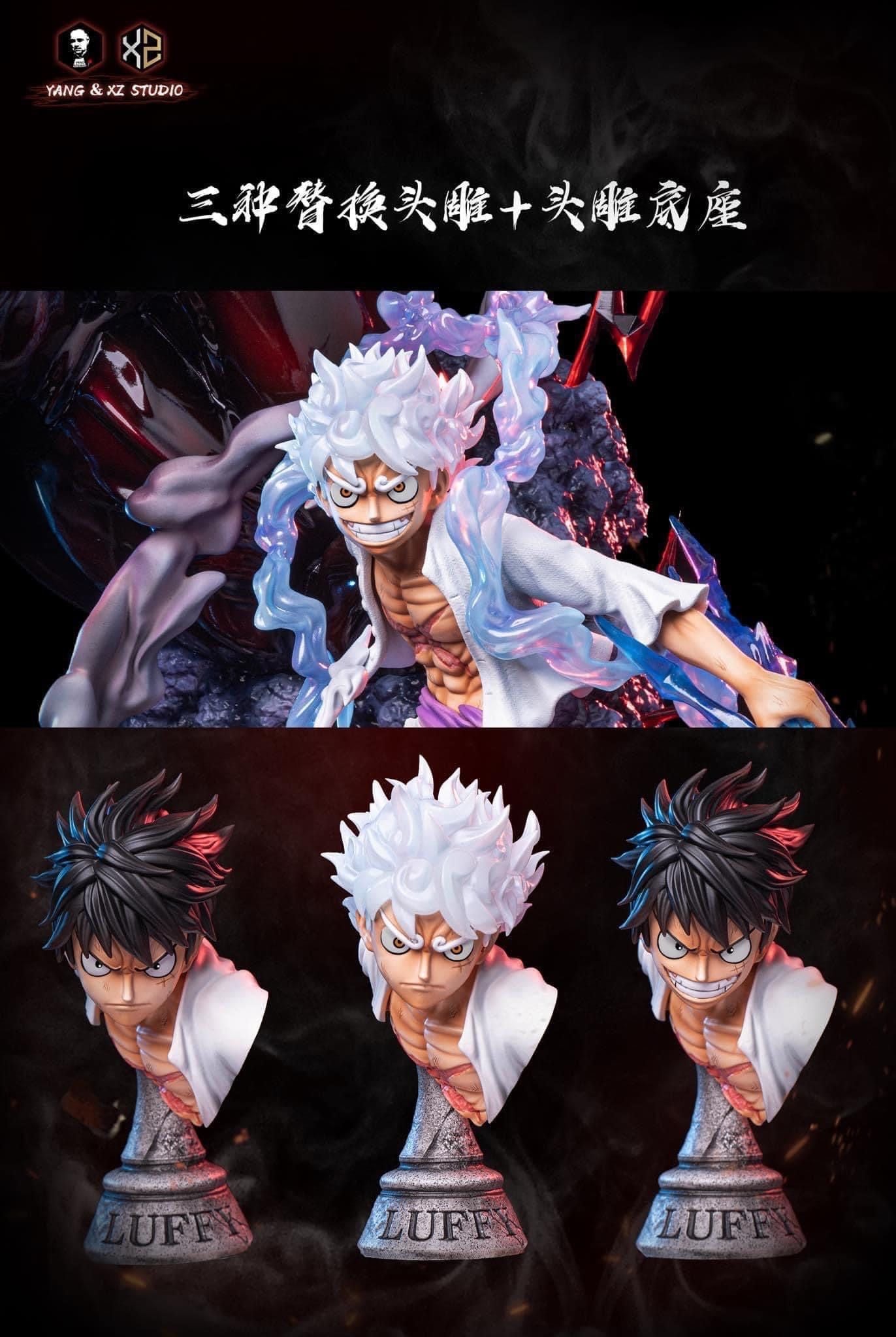 Luffy Nika resin statue Yang x XZ Studio anime figure