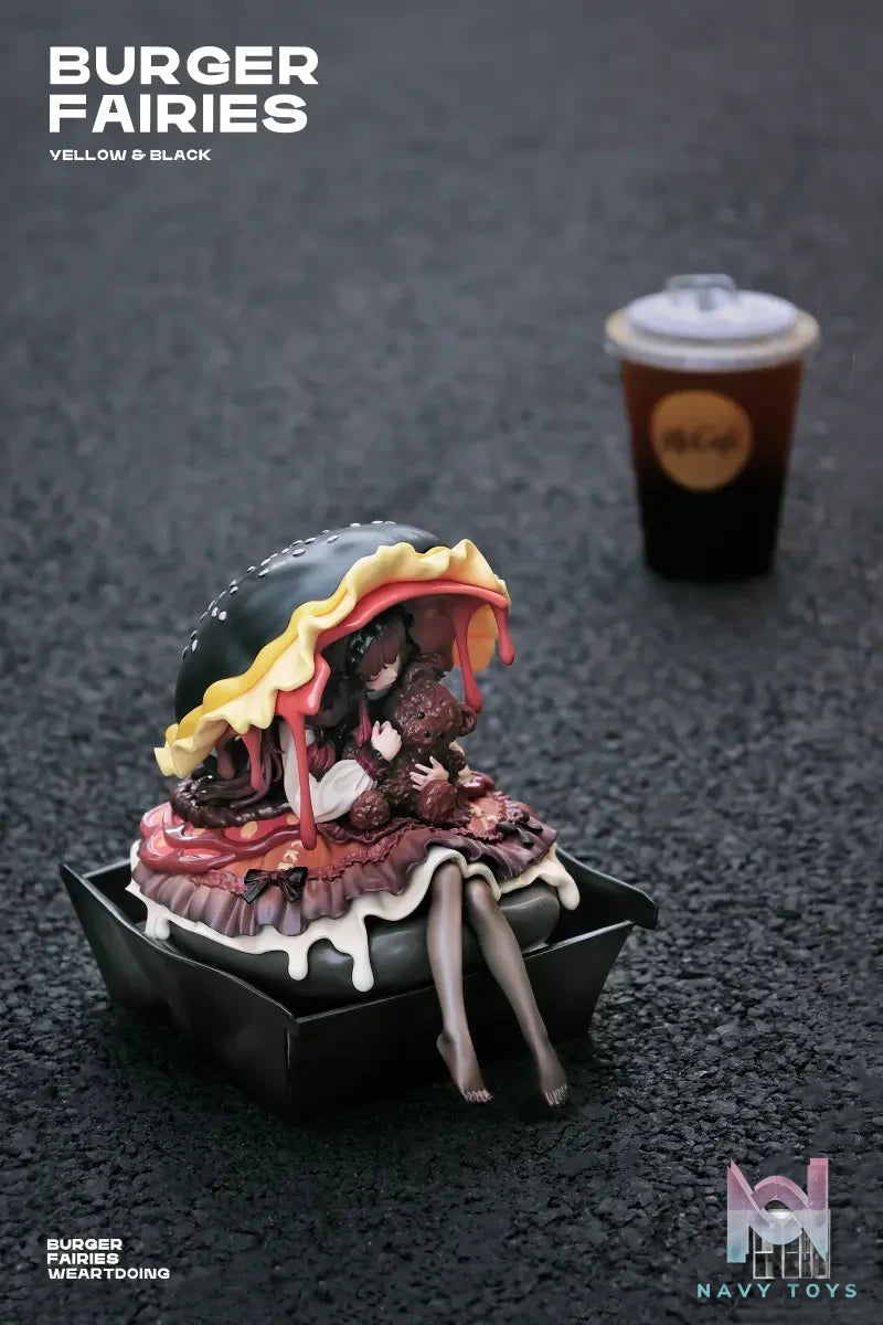 WeArtDoing Studio – Original The Sleeping Beauty-Burger Fairies- Yellow & The Sleeping Beauty-Burger Fairies-Black (Licensed)