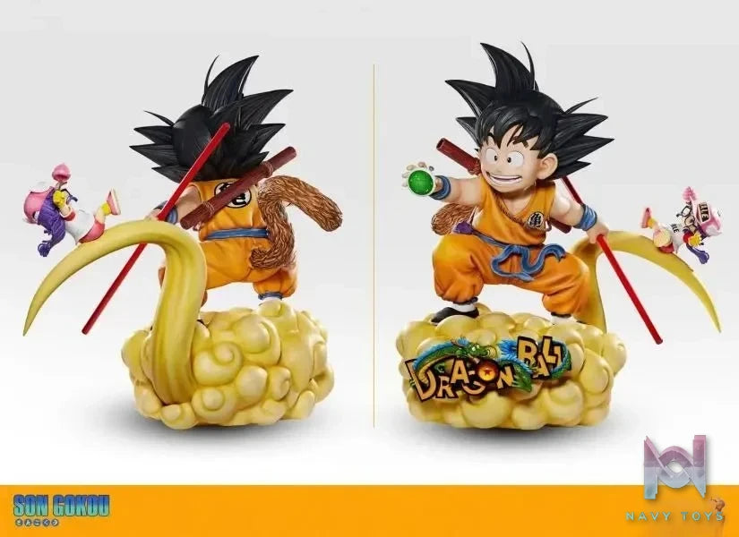 Infinite Studio - Dragon Ball 1/1 & 1/4 Childhood Son Goku resin statue Navy Toys anime figure