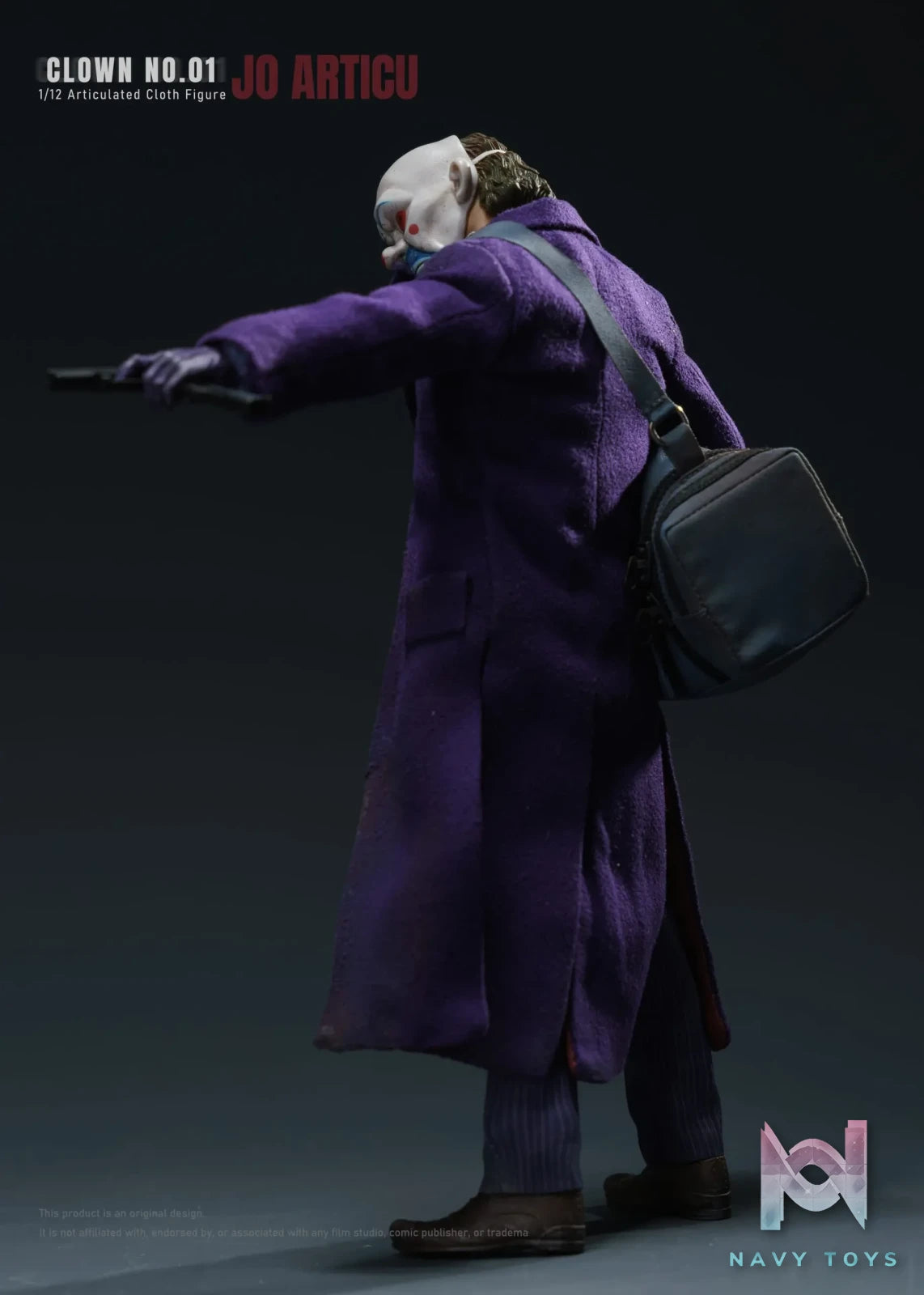 JO ARTICU Studio – CLOWN No.01 1/12 Scale Cloth Outfit Articulated Figure DC Comics