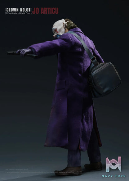JO ARTICU Studio – CLOWN No.01 1/12 Scale Cloth Outfit Articulated Figure DC Comics