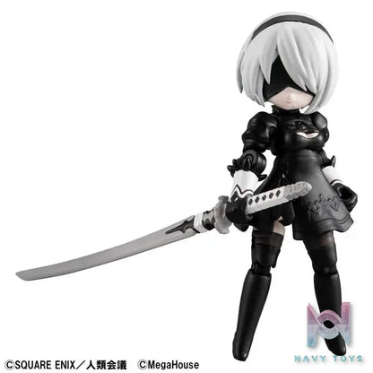 MegaHouse Studio – Desktop Army NieR:Automata Ver1.1a Collab 2B Posable Figure (Licensed)