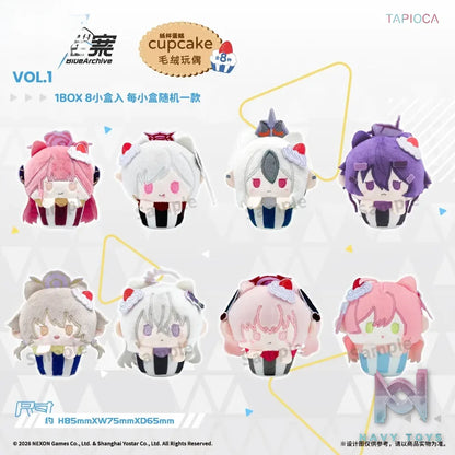TAPIOCA – Blue Archive Cupcake Plush Blind Box Vol. 1 X Vol. 2 (8 pieces / box) (Licensed)