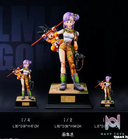 Infinite Studio – Dragon Ball Title page 40th Anniversary Series #2 Bulma & Goku