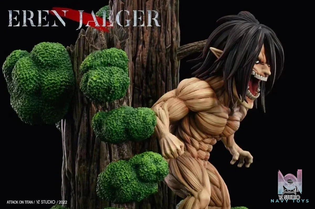 Eren Yeager resin statue yz studio anime figure
