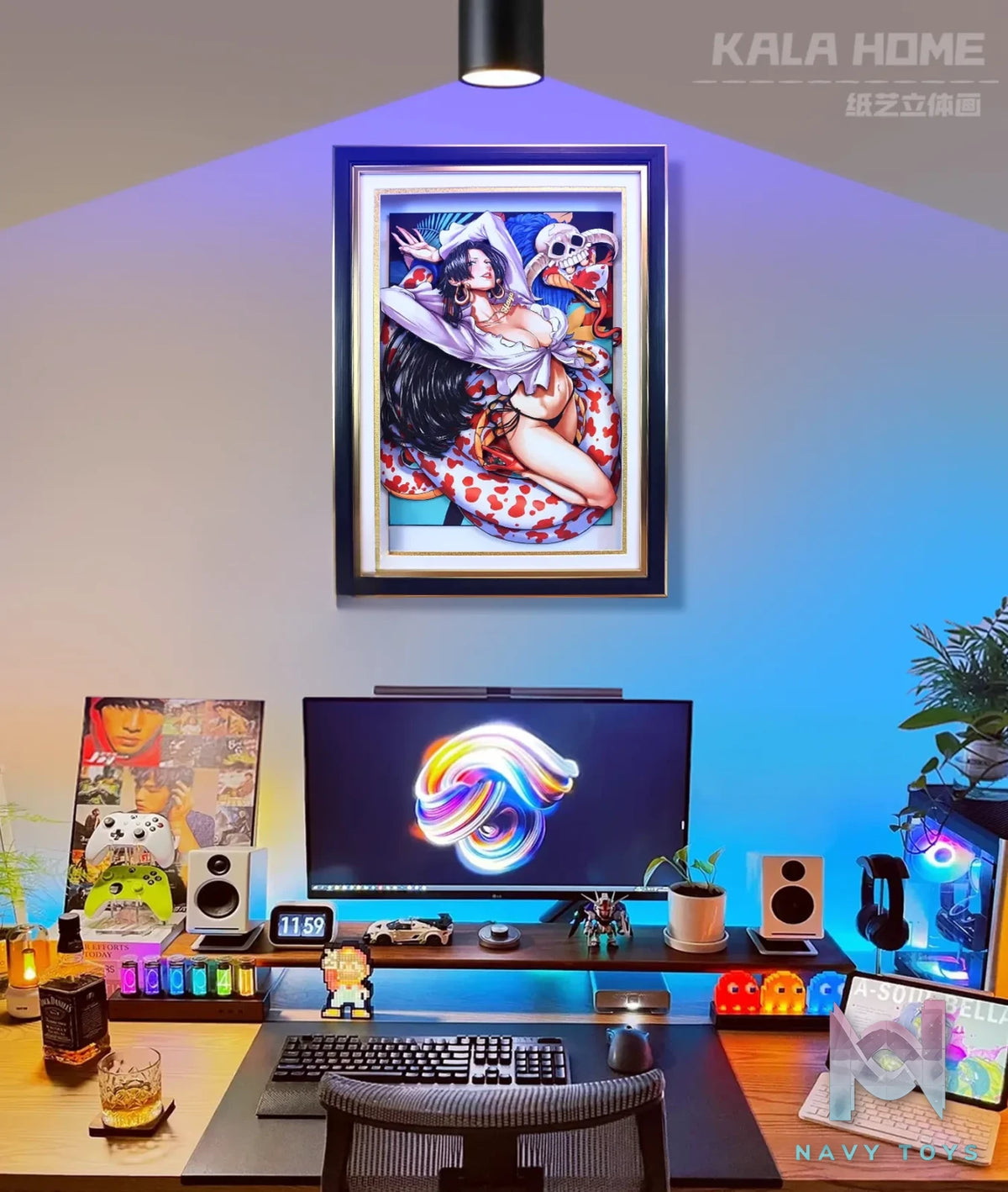 KALA HOME Studio – Boa Hancock 3D Decorative Painting One Piece