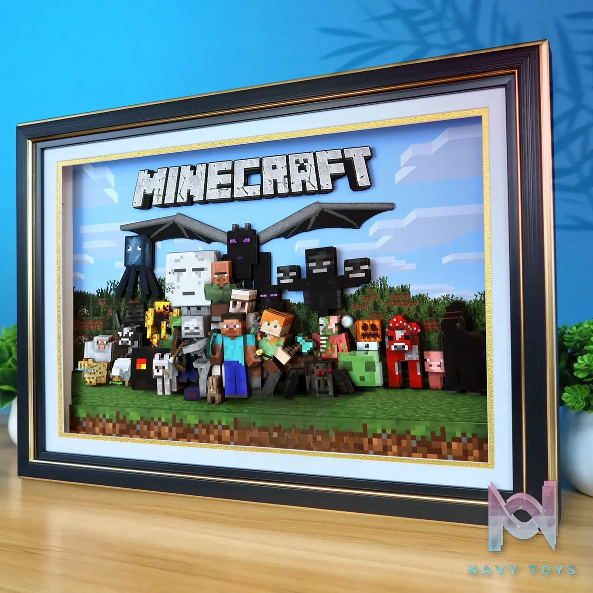 KALA HOME Studio – Minecraft Multiple Characters 3D Decorative Painting Minecraft
