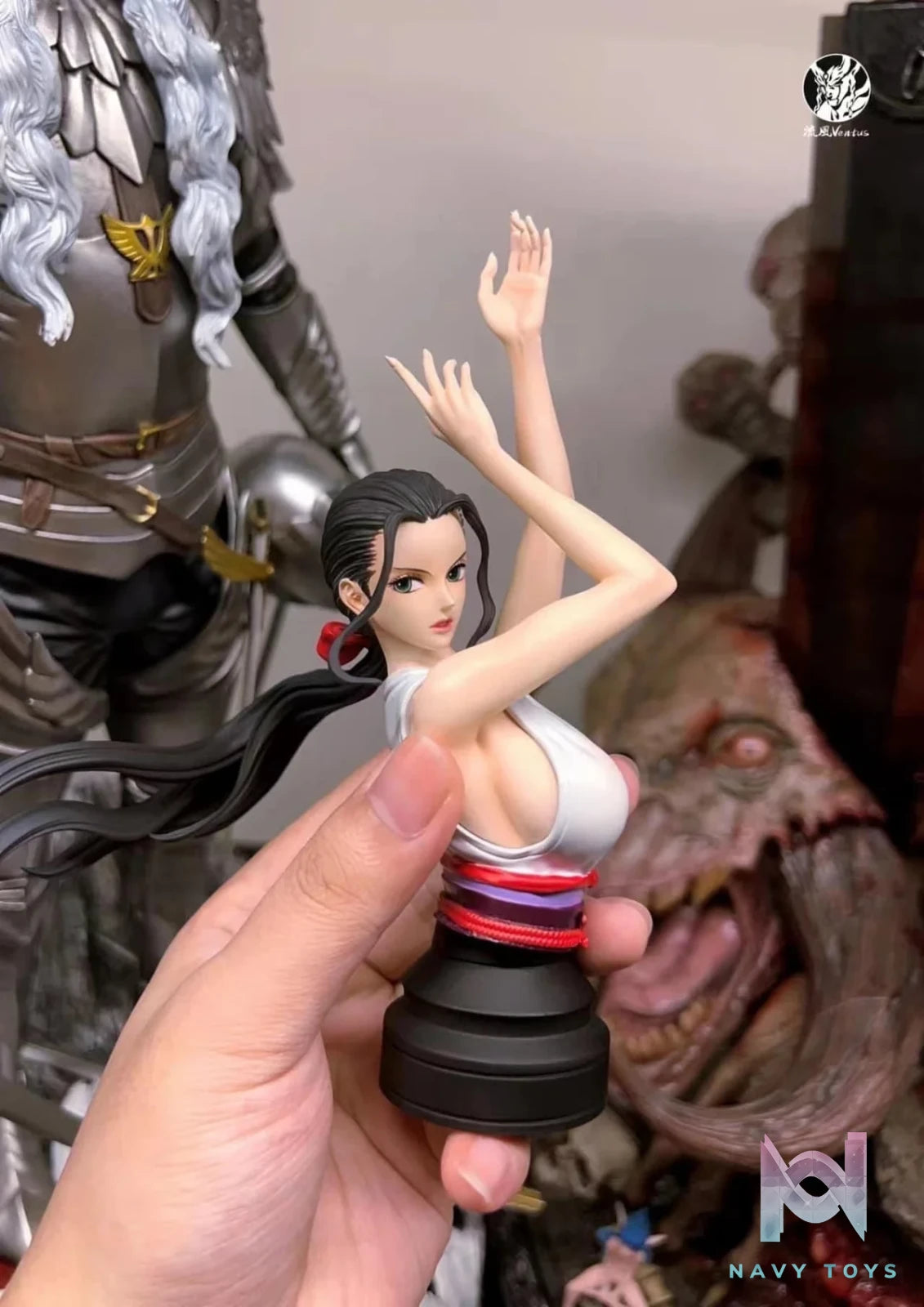 Nico Robin resin statue burning wind studio anime figure