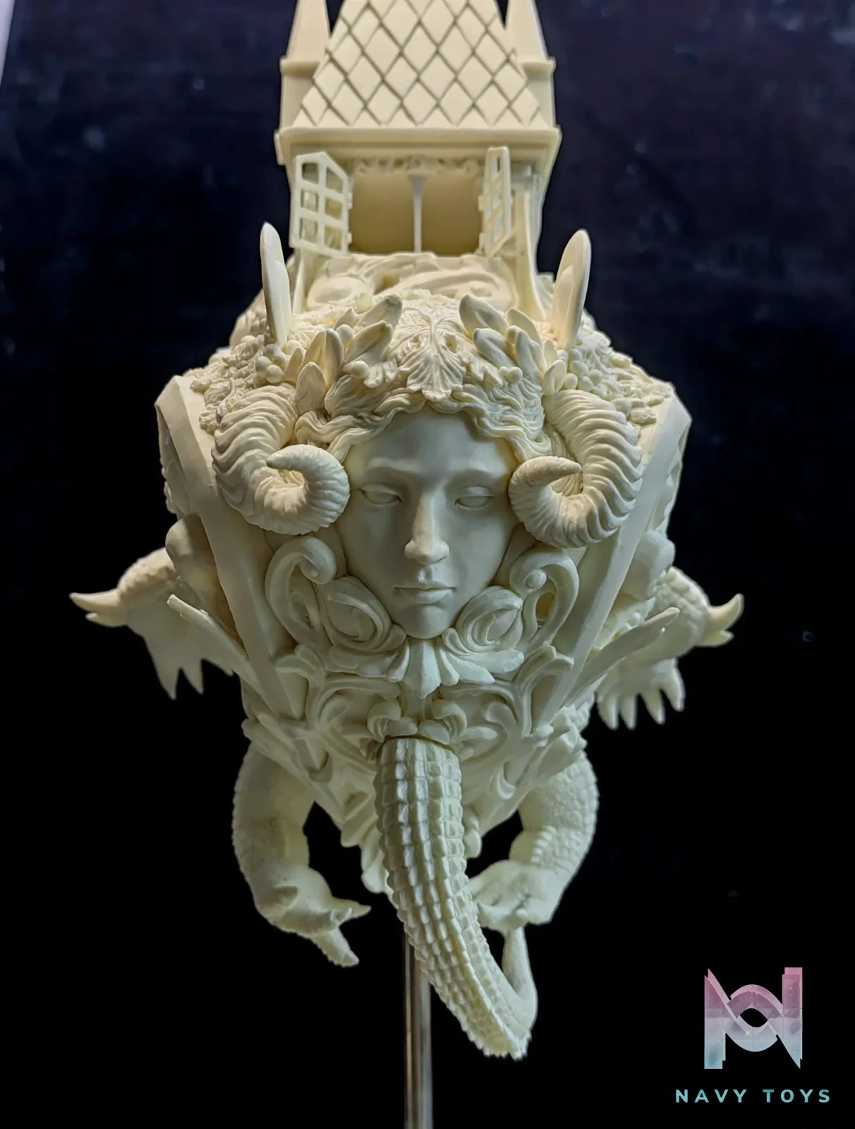 Primordial Creations – Clock Crocodile Grey Model (Licensed)