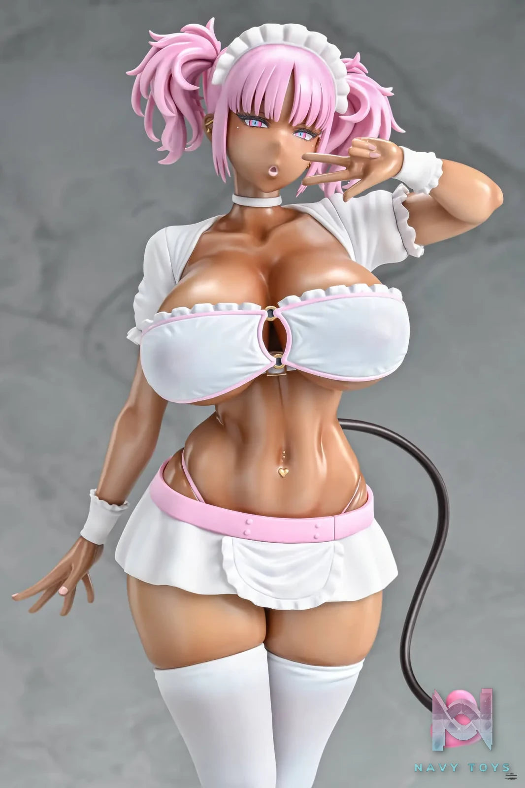 Q-six Studio – Original Black-skinned hottie maid succubus Cocoal (Licensed)
