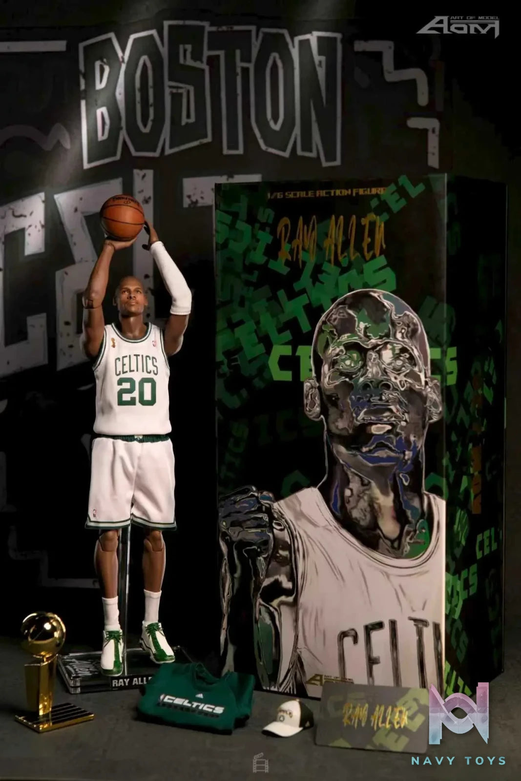 AOM TOYS – Ray Allen 2008 Championship Set NBA
