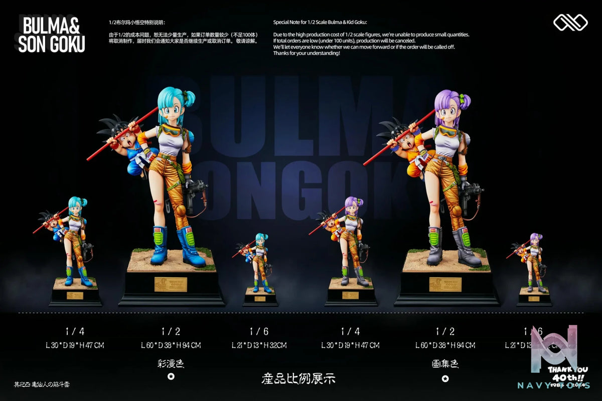 Infinite Studio – Dragon Ball Title page 40th Anniversary Series #2 Bulma & Goku