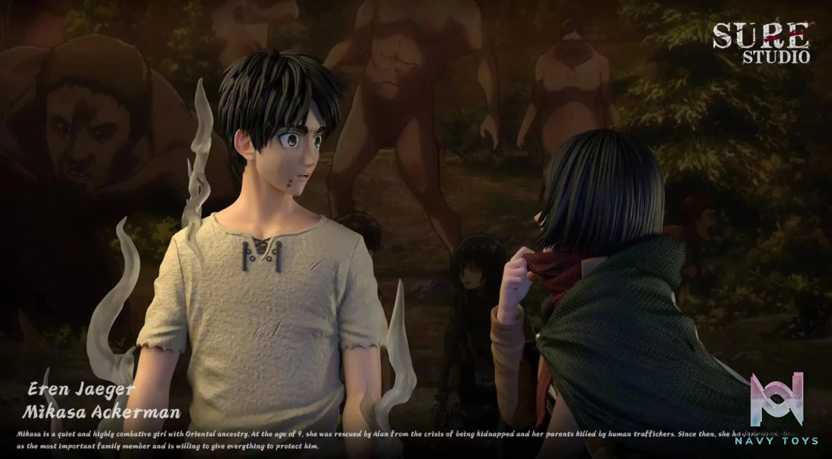 Sure studio – Attack on Titan Eren & Mikasa Scarf 2.0