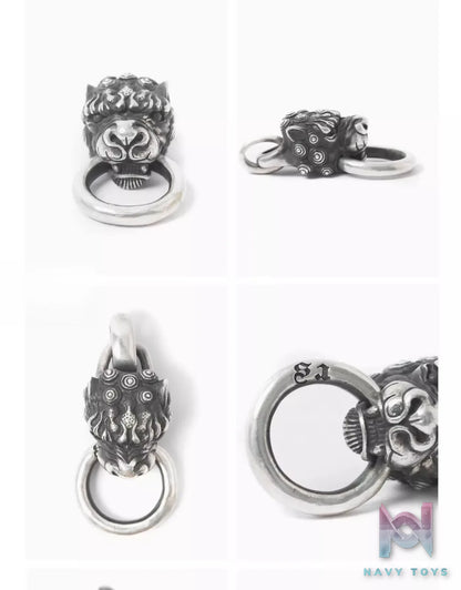 Raven Studio (silver jewelry) – Original Exclusive Design Chinese Style Awakening Lion Pendant