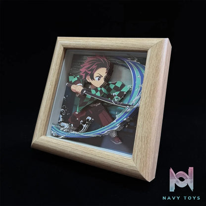 Aotupanda Studio – Tanjiro Kamado 3D Decorative Painting Demon Slayer