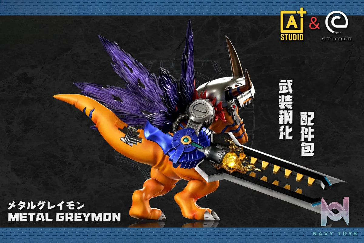 A+ Studio – Metal Greymon Digimon
