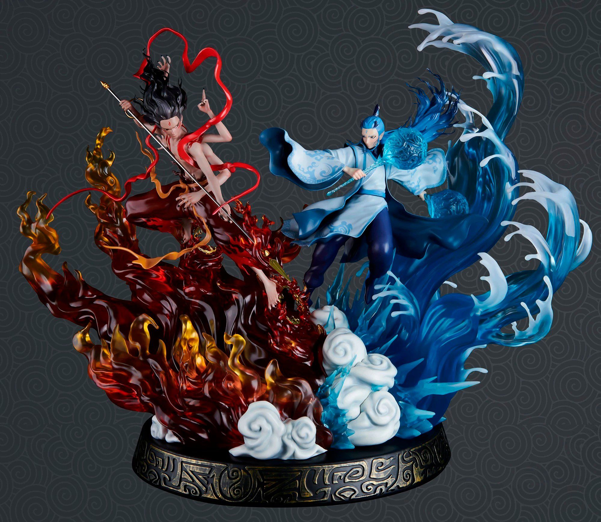 Na Tra vs Ngao Bính (Ne Zha vs Ao Bing) - Bandai Namco Shanghai resin statue Bandai Namco anime figure