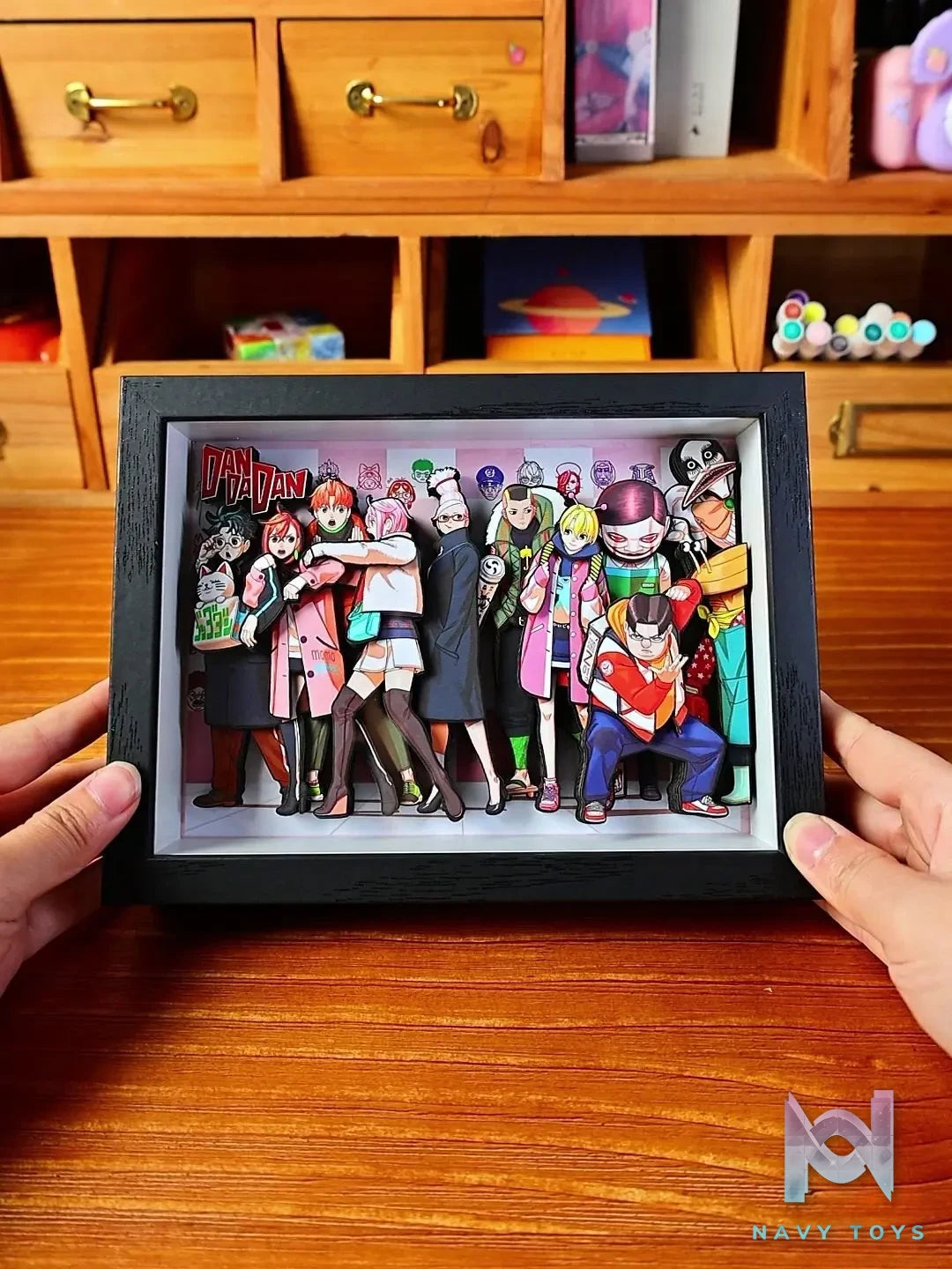 Yu Zhi Jiang Studio – Dandadan Multiple Characters 3D Decorative Painting Dandadan