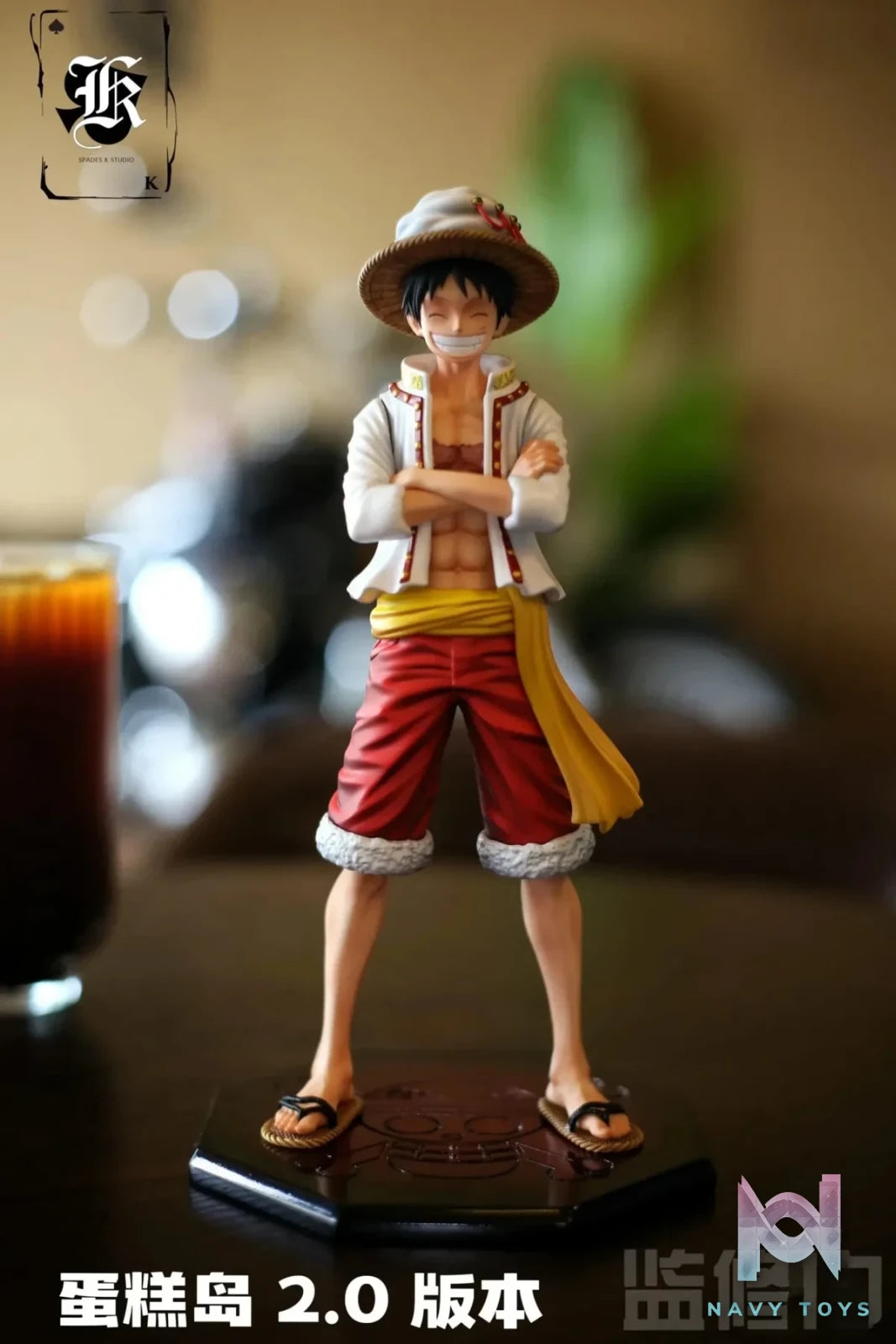 SPADES K Studio - One Piece Full Costume Project 2 Monkey D. Luffy resin statue Navy Toys anime figure