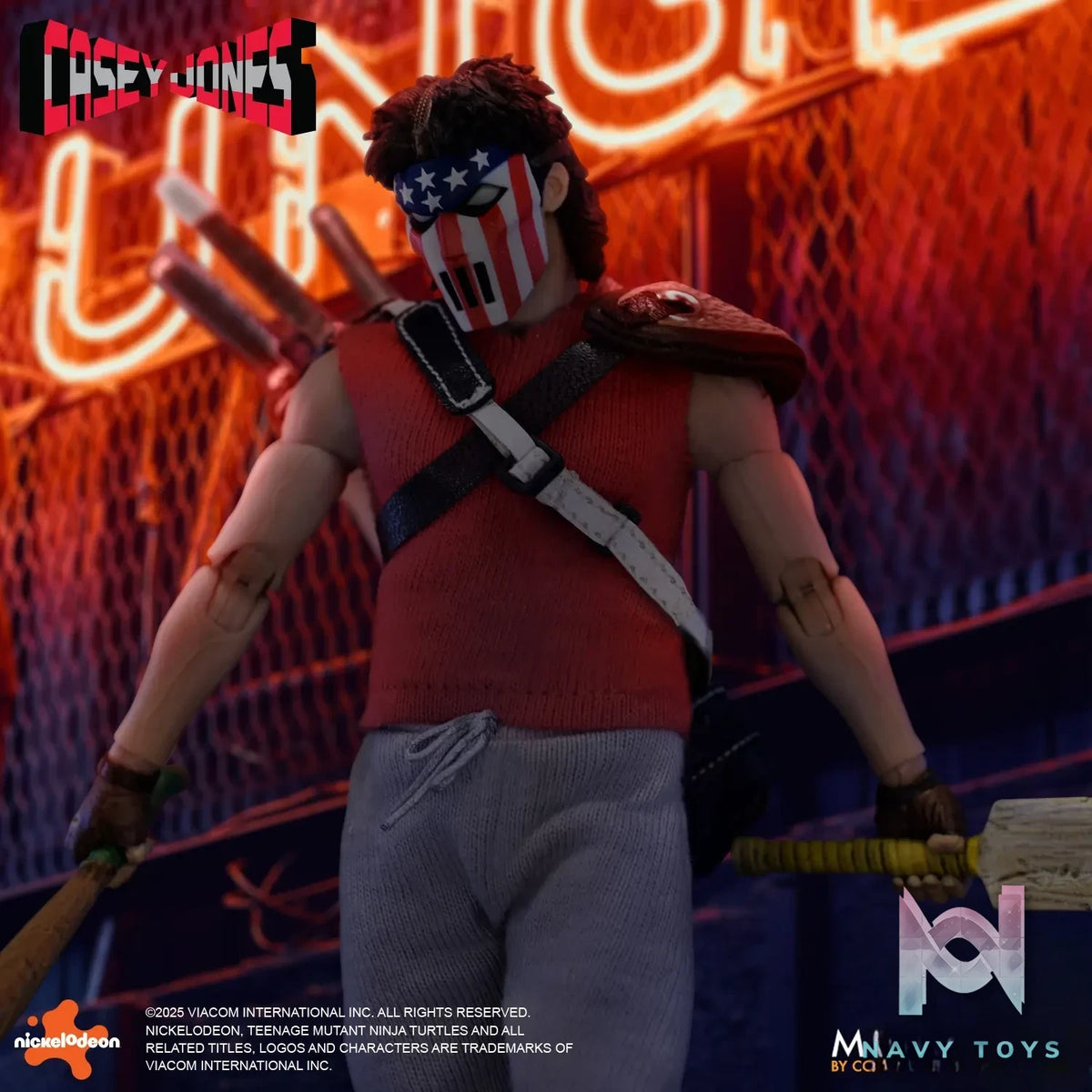 Mezco Studio – 1/12 Teenage Mutant Ninja Turtles – Casey Jones Figure (Licensed)