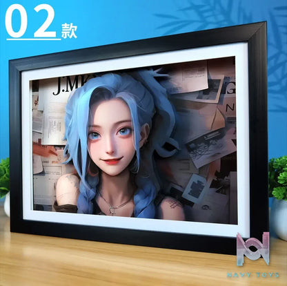 KALA HOME Studio – Jinx #02 3D Decorative Painting League of Legends