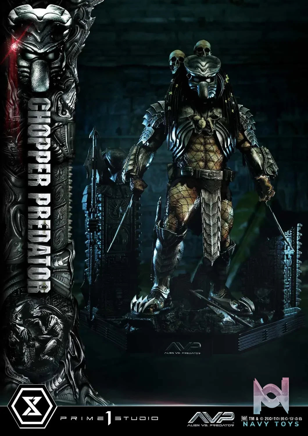 Prime 1 Studio Museum Masterline Alien vs. Predator Chopper Predator MMPR-06