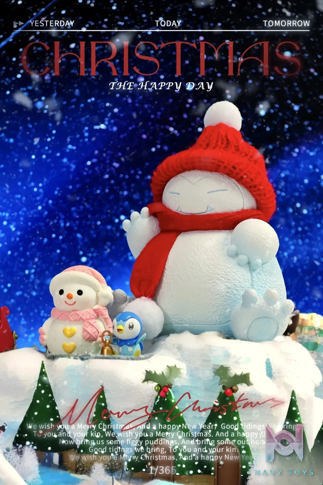 ZaoWu Museum Studio – Pokémon Landscape Snowman Snorlax