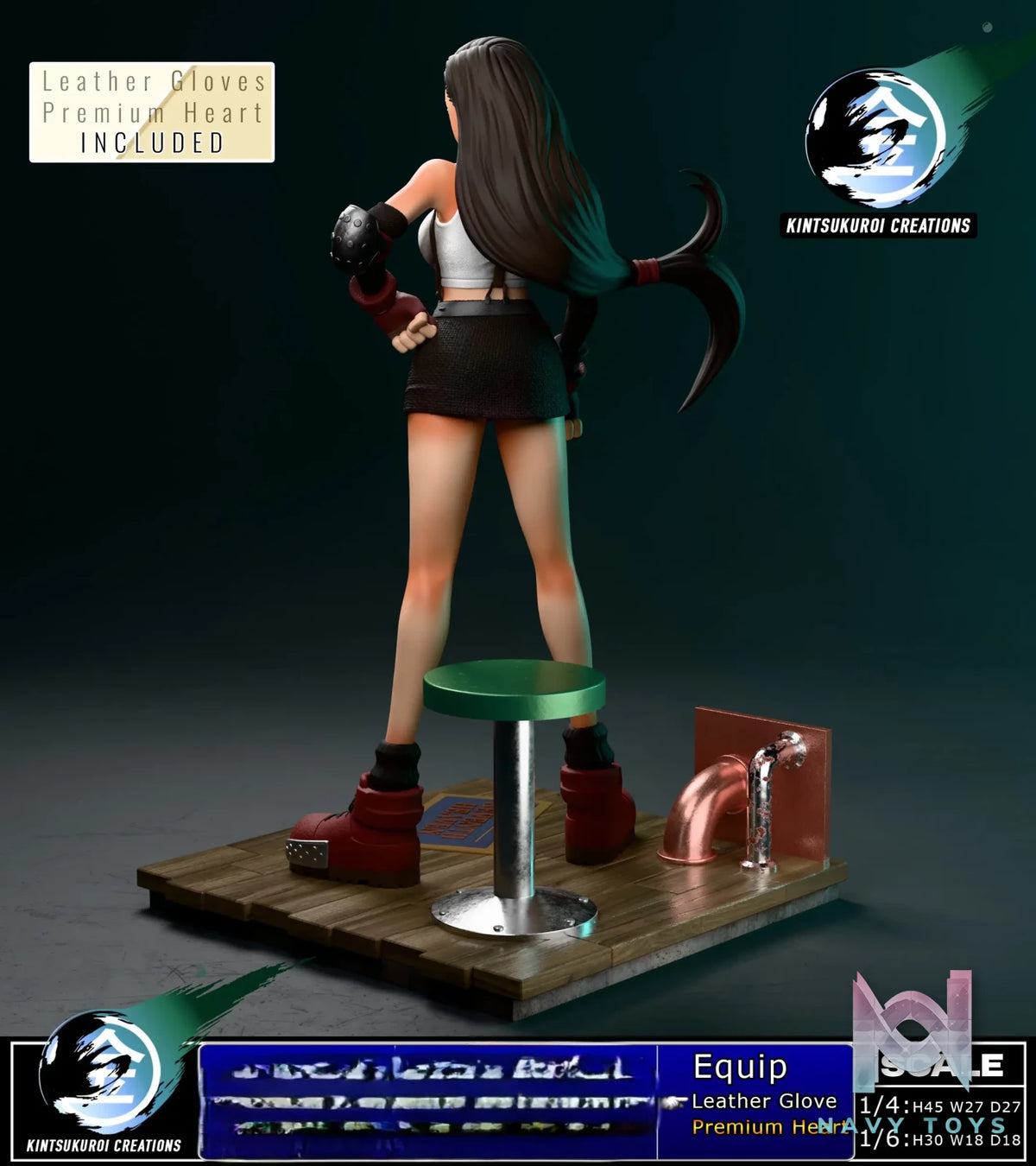 Kintsukuroi Creations Studio – Tifa Lockhart OG Final Fantasy VII