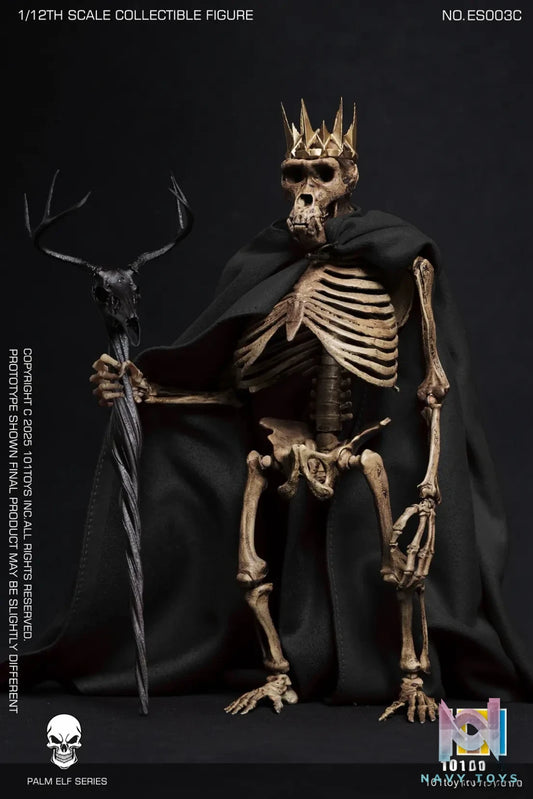 101toys – Original PALM ELF SERIES Gorilla Skull Skeleton Elemental Double Edition Original Color & Silver Edition ES003C (Licensed)
