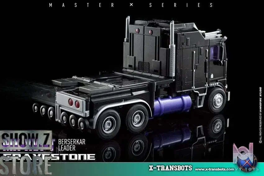 X-Transbots Studio – MX-12T Gravestone Motormaster Youth Version x MX-12B Trailer for MX-12A Gravestone Motormaster w/MX-12C Accessory Pack Transformers